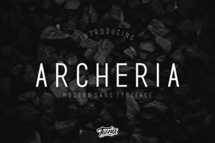 Archeria: A Modern Sans Serif Font for Web Design