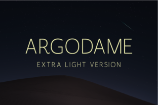 Argodame Extra Light for Modern Editorial Design