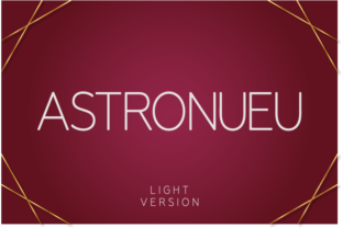 Astronueu Light: A Modern Sans Serif Font for Bold Branding