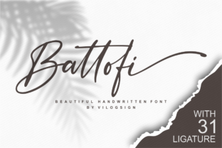 Battofi: A Modern Script Font for Editorial Design