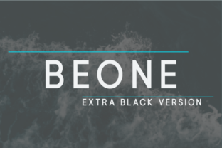 Beone Extra Black: A Modern Sans Serif for Editorial Design