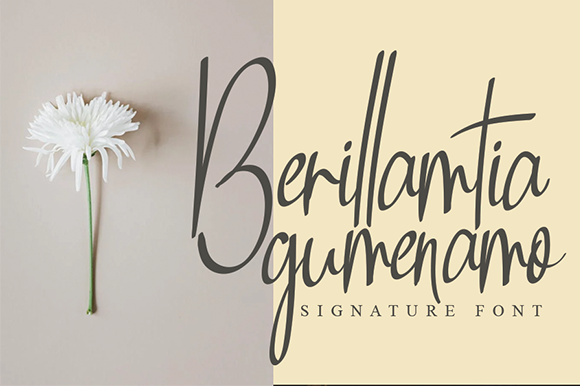 Berillamtia: A Handwritten Font for Digital Creativity