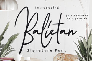 Choosing Balietan for a Modern Editorial Layout