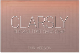 Clarsly Thin for Web Design: A Modern Typefaces Review