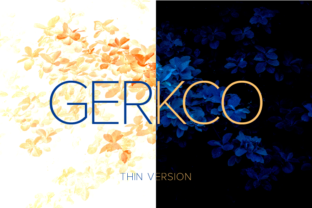 Gerkco Thin: A Modern Font for a Polished Brand Look
