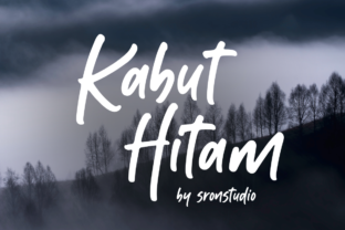 Kabut Hitam: A Script Font for Bold Visual Statements