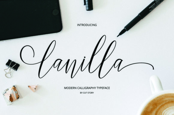 Lanilla: A Modern Script Font for Editorial Elegance