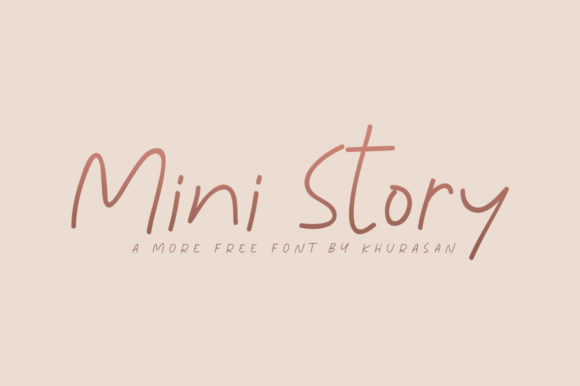 Mini Story: A Handwritten Font for Modern Marketing