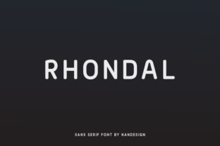 Rhondal: A Modern Sans Serif Font for Editorial Elegance
