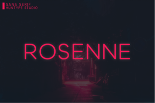 Rosenne: A Modern Sans Serif Font for Web Design