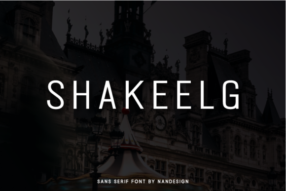 Shakeelg: A Modern Sans Serif for Bold Branding