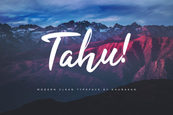 Tahu Font for Branding That Feels Handmade and Modern