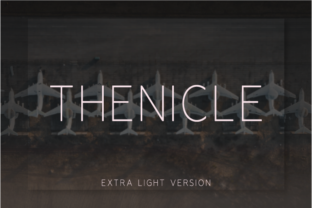 Thenicle Extra Light for Modern Web Design