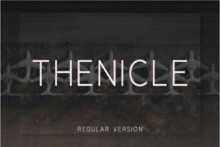 Thenicle Regular: A Font That Elevates Handmade Creations