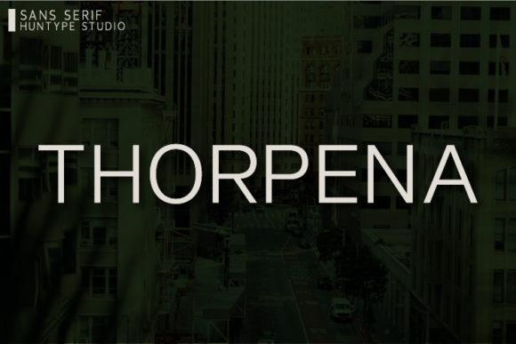 Thorpena: A Modern Sans Serif Font for Polished Branding