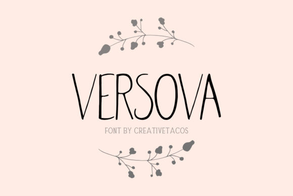 Versova Script Font Review for Branding Projects